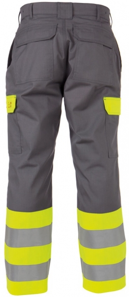 DASSY-Warnschutz-Bundhose LENOX  grau/gelb