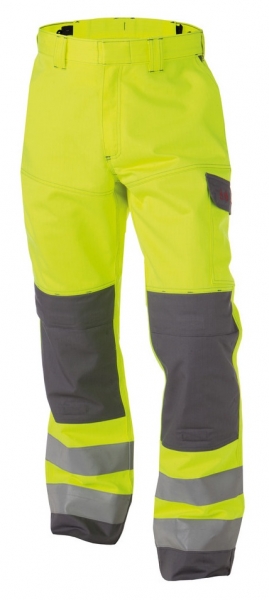 DASSY-Warnschutz-Bundhose MANCHESTER gelb/grau