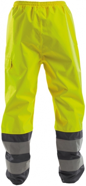 DASSY-Warnschutz-Regen-Bundhose SOLA,   gelb/grau