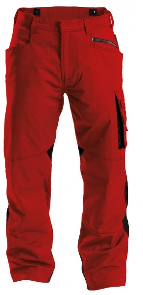 DASSY-Bundhose SPECTRUM,  rot/schwarz