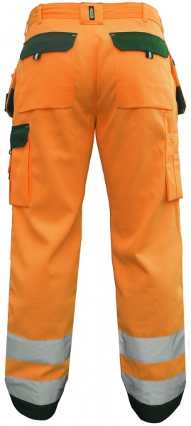 DASSY-Warnschutz-Bundhose, GLASGOW,  orange/grn