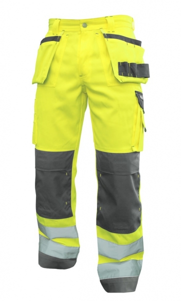 DASSY-Warnschutz-Bundhose, GLASGOW,  gelb/grau
