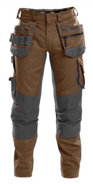 DASSY-Bundhose FLUX, braun/grau