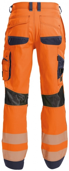 DASSY-Warnschutz-Bundhose ODESSA , orange/dunkelblau