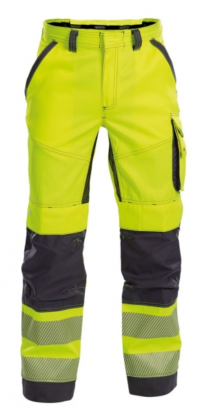 DASSY-Warnschutz-Bundhose ODESSA , gelb/grau