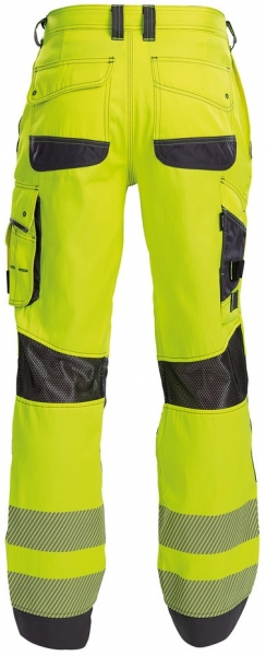 DASSY-Warnschutz-Bundhose ODESSA , gelb/grau