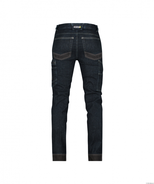 DASSY-Stretch-Arbeitsjeans OSAKA, jeansblau/schwarz
