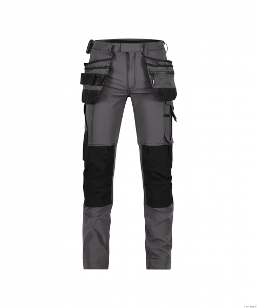 DASSY-Stretch-Arbeitshose MATRIX, anthrazitgrau/schwarz