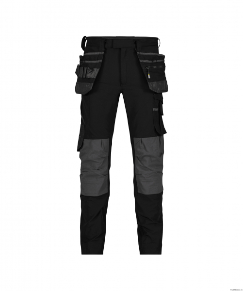 DASSY-Stretch-Arbeitshose MATRIX, schwarz/anthrazitgrau