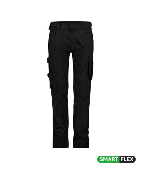 DASSY-Damen-Stretch-Arbeitshose mit Kniepolstertaschen DYNAX NEXT, 245 g/m, schwarz 