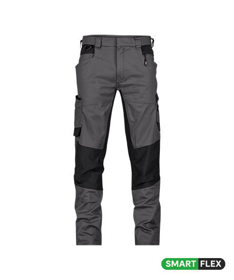 DASSY-Stretch-Arbeitshose HELIX NEXT, anthrazitgrau/schwarz
