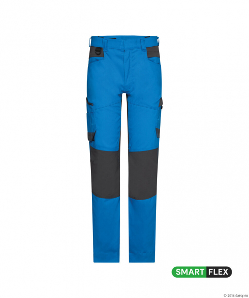 DASSY� Helix Next Stretch-Arbeitshose, azurblau/Anthrazitgrau