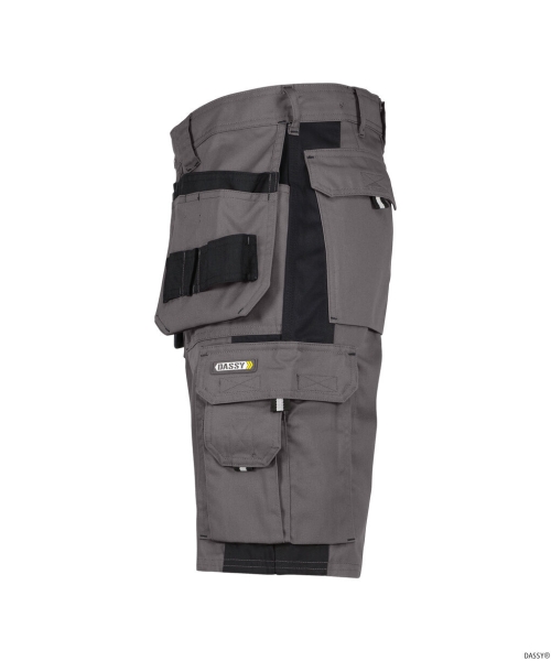 DASSY-Shorts MONZA, , grau/schwarz