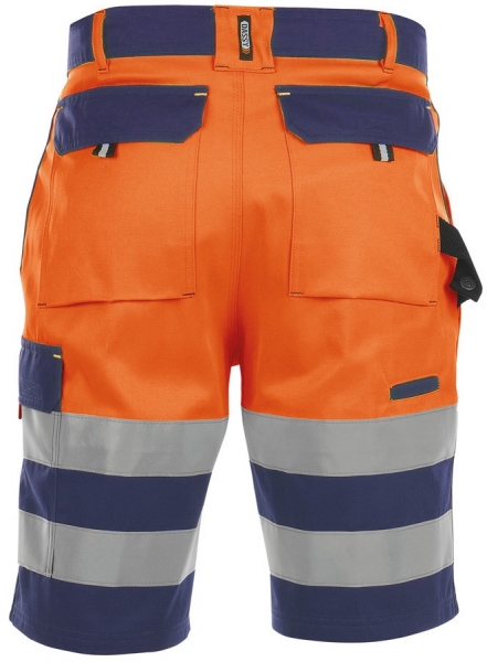 DASSY-Warnschutz-Shorts VENNA , orange/dunkelblau