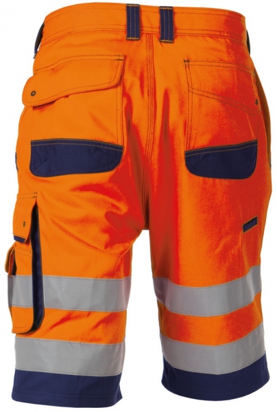 DASSY-Warnschutz-Shorts LUCCA orange/dunkelblau