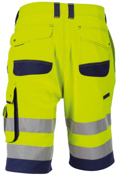 DASSY-Warnschutz-Shorts LUCCA gelb/dunkelblau