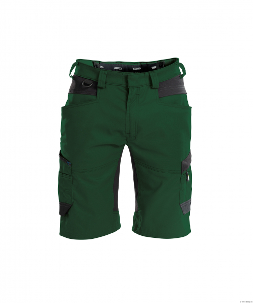 DASSY-Shorts AXIS, flaschengrn/schwarz
