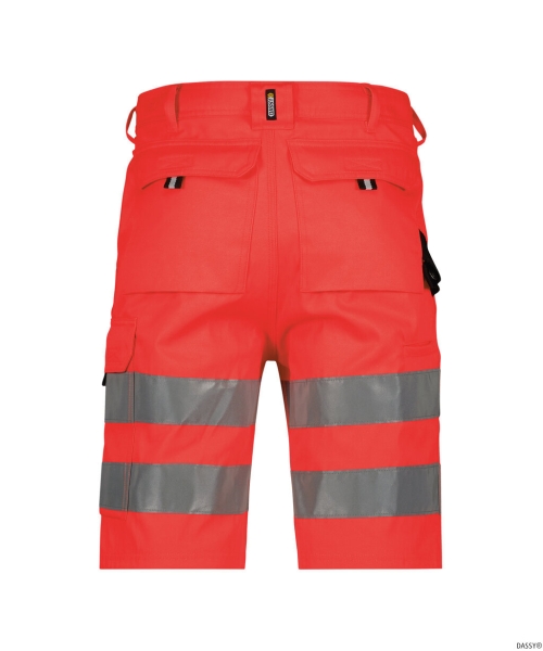 DASSY-Warnschutz-Shorts IDAHO, neonrot