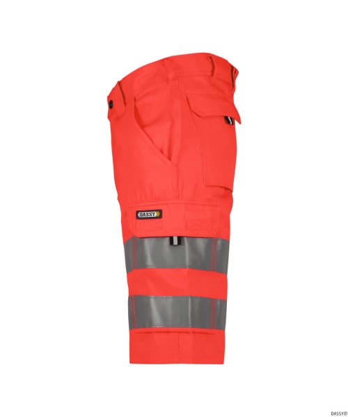 DASSY-Warnschutz-Shorts IDAHO, neonrot