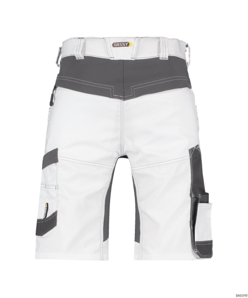 DASSY-Malershorts mit Stretch AXIS PAINTERS, wei�/grau