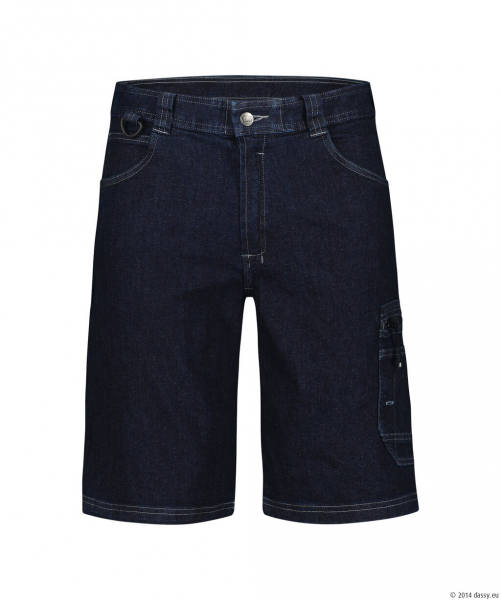 DASSY� Tokyo Jeans-Arbeitsshorts mit Stretch, dunkel jeansblau