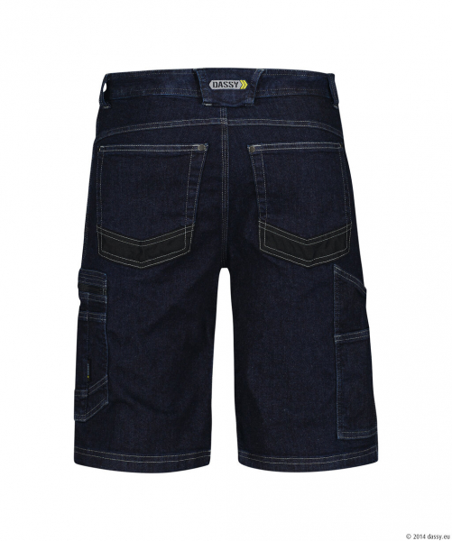 DASSY� Tokyo Jeans-Arbeitsshorts mit Stretch, dunkel jeansblau