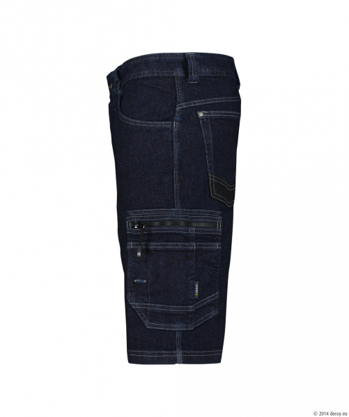 DASSY� Tokyo Jeans-Arbeitsshorts mit Stretch, dunkel jeansblau