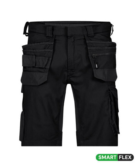 DASSY-Arbeitsshorts Stretch mit Holstertaschen TRIX NEXT,  schwarz