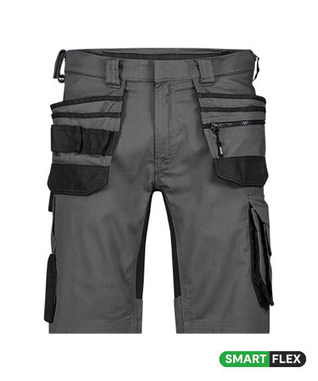 DASSY-Arbeitsshorts Stretch mit Holstertaschen TRIX NEXT,  anthrazitgrau/schwarz