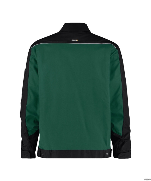 DASSY-Arbeitsjacke LUGANO,  gr�n/schwarz