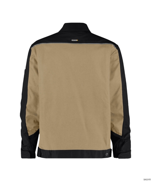DASSY-Arbeitsjacke LUGANO,  khaki/schwarz