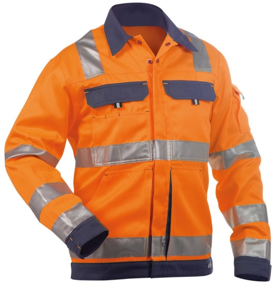 DASSY-Warnschutz-Jacke DUSSELDORF , orange/dunkelblau