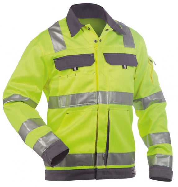 DASSY-Warnschutz-Jacke DUSSELDORF , gelb/grau