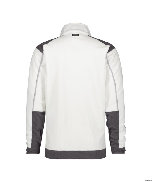 DASSY-Fleecejacke KAZAN, wei�/grau