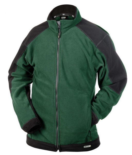 DASSY-Fleecejacke KAZAN, grün/schwarz