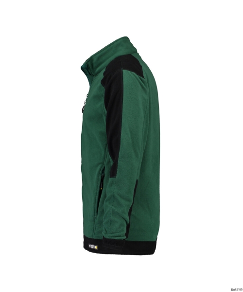 DASSY-Fleecejacke KAZAN, gr�n/schwarz