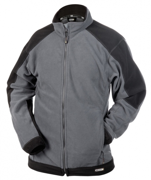 DASSY-Fleecejacke KAZAN, grau/schwarz