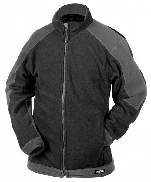 DASSY-Fleecejacke KAZAN, schwarz/grau