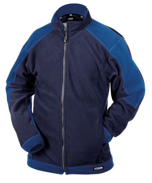 DASSY-Fleecejacke KAZAN, dunkelblau/kornblau
