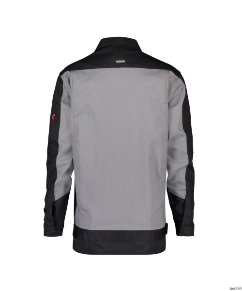 DASSY-Arbeitsjacke KIEL  grau/schwarz