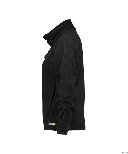 DASSY-Damen-Fleecejacke PENZA, schwarz