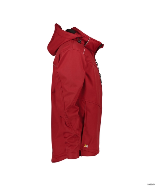 DASSY-Softshell-Jacke TAVIRA , rot