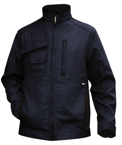 DASSY-Arbeitsjacke KENT,  dunkelblau/schwarz