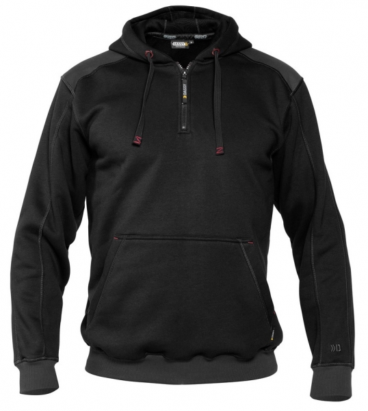 DASSY-Kapuzensweatshirt INDY,  schwarz/grau