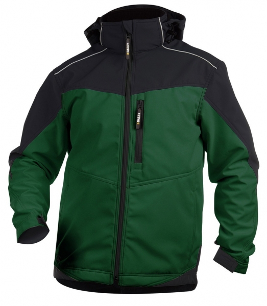 DASSY-Softshell-Jacke JAKARTA , grün/schwarz