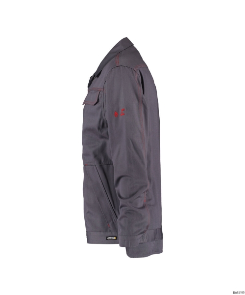 DASSY-Flammhemmende Arbeitsjacke MONTANA  , grau