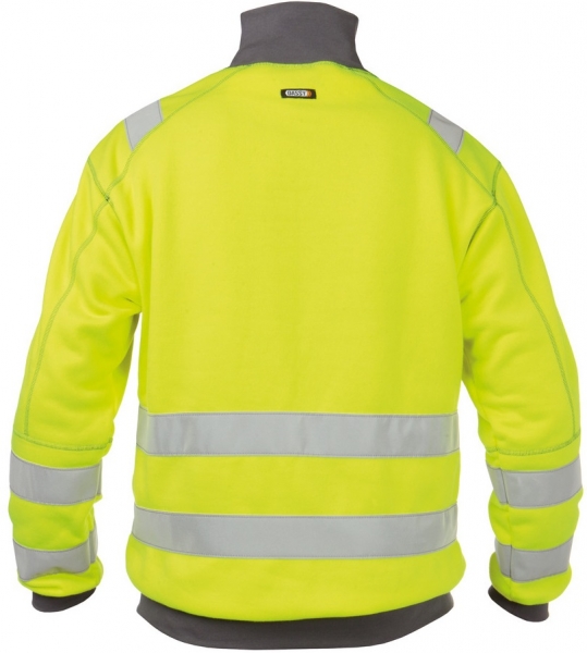 DASSY-Warnschutz-Sweater DENVER , gelb/grau