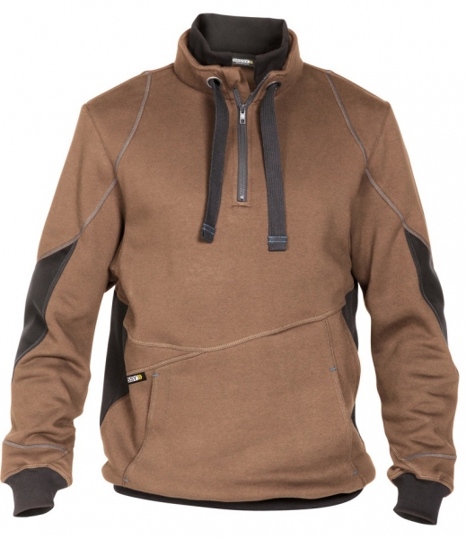 DASSY-Sweatshirt STELLAR, braun/grau