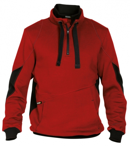DASSY-Sweatshirt STELLAR, rot/schwarz