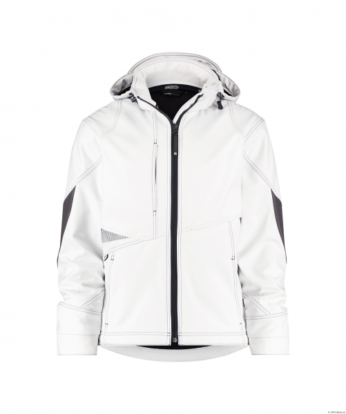 DASSY-Softshell-Jacke GRAVITY, weiß/anthrazit